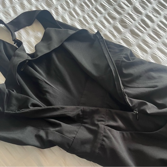 Windsor Black Satin Dress - Picture 8 of 13